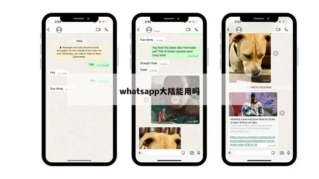 whatsapp大陆能用吗